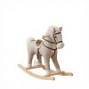 Back and Forth Rocking Horse with Sound Effects, Ride On Horse Toy for 12-36 Months Toddlers, Gray