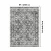 Area Rug, 8 x 10 ft Large Washable Rug, Non-Slip and Tear-Resistant Soft Carpet, Pet & Child Friendly Vintage Area Rugs, Indoor Mat for Bedroom