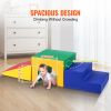 Single Tunnel Climber, Toddler Playset, Foam Climbing Blocks for Toddlers, Kids Tunnel Maze with Stairs and Ramp