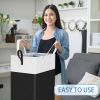 75L Rolling Laundry Basket with Wheels, Collapsible & Waterproof Laundry Hamper, Mobile Clothes Hamper