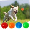 3-Pack 3.5' Squeaky Dog Toy Balls, Floating Dog Pool Balls, Spiky Dog Balls Water Toys, Durable Interactive Fetch Toys for Puppy