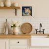 Leopard Framed Metal Print Bathroom, Kitchen, Office, Home Decor Wall Art Ready to Hang, Square, 8X8