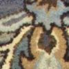 9' X 13' Midnight Blue Hand Tufted Traditional Floral Indoor Area Rug