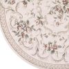 8' Round  Polypropylene Ivory  Area Rug
