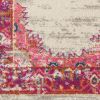 6' Fuchsia Power Loom Runner Rug