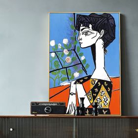 Handmade Oil Painting Nice Day Sky Sea Meadow Flowers Painting on Canvas Handmade Wall Art Original Oil Artwork for Home Living Room Bedroom Office D (style: 9, size: 90x120cm)