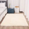 1pc Soft and Fluffy Shag Area Rugs for Living Room and Bedroom - Non-Slip, Machine Washable Carpet for Home Decor and Room Decor