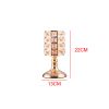 Luxury Crystal Metal Candle Holders Flowers Candlestick Glass Wedding Table Centerpiece Road Lead Candelabra Wedding Party Decor