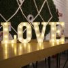 Alphabet Letter LED Lights Luminous Number Lamp Decor Battery Night Light for home Wedding Birthday Christmas party Decoration