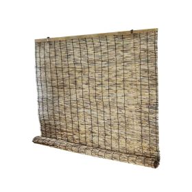 bamboo reed roll shade (size: 34"W x 64"H)