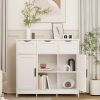 Storage Cabinets,Wooden Floor Cabinet,with Drawers and Shelves Storage Cabinets,Accent Cabinet for Living Room,Bedroom,Bathroom Furniture Home Decor