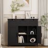 Storage Cabinets,Wooden Floor Cabinet,with Drawers and Shelves Storage Cabinets,Accent Cabinet for Living Room,Bedroom,Bathroom Furniture Home Decor