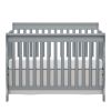 Baby Crib 5-in-1 Convertible, Wood Crib Converts to Toddler Bed, Daybed and Full-Size Bed, Non-Toxic Finishes