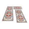 3 Piece Washable Farmhouse Kitchen Rugs Sets
