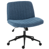 Office chair, backrest, armless office chair, adjustable swivel for comfortable home office, pink, Teddy wool fabric