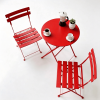 Indoor Outdoor 3-Piece Foldable Bistro Set Folding Outdoor Patio Furniture Sets 2 Chairs And 1 Table