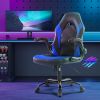 Ergonomic Office Computer Home Gaming Desk Chair Adjustable PU Leather Racing Chair Flip-up Armrest For Christmas Furniture