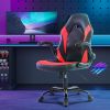 Ergonomic Office Computer Home Gaming Desk Chair Adjustable PU Leather Racing Chair Flip-up Armrest For Christmas Furniture