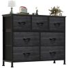 Desser For Bedroom With 7 Fabric Drawers Organizer Storage Closet Chest Clothes For Living Room Display Cabinet Of Furniture