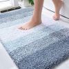 Bathroom Rug Mat 30x20, Extra Soft and Absorbent Microfiber Bath Rugs, Non-Slip Plush Shaggy Bath Carpet, Machine Wash Dry