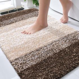 Bathroom Rugs Mat 30x20, Extra Soft Absorbent Microfiber Bath Rugs, Rubber Backing, Quick Dry, Machine Washable Bath Mats for Bathroom Floor, Tub and (Material: Microfiber)