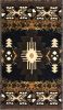 South West Native American Area Rug C318 - Easy Clean, Thick, Soft, Durable Native Tribal American Indian Inspired Rug for Bedroom/Living Room and Mo