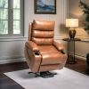 21"seat width,large size Electric Power Lift Recliner Chair Sofa for Elderly, 8 point vibration Massage and lumber heat, Remote Control, Side Pockets
