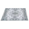 Vintage Area Rug Modern Non Slip Carpet Boho Low Pile Soft Rug Waterproof Machine Washable Rug for Living Room Bedroom Kitchen Dining Room Under Tabl