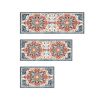 Household Kitchen Rug Sets 3 Piece with Retro Ethnic Style