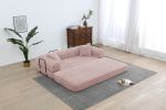 Sleeper Sofa with Pillow,Comfy Foldable Sofa Bed Compressed Sofa in Box, Convertible Sofa Bed for Living Room Bedroom Lounge Studio, Comfy High Densi