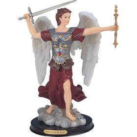 12"H Archangel Michael Saint Michael The Strongest Angel Holy Figurine Home Decor Gift (Model: GSC78312.52)