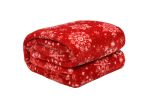 Kathy Ireland Christmas Flannel Fleece Plush Throw Blanket