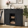 Storage Cabinets,Wooden Floor Cabinet,with Drawers and Shelves Storage Cabinets,Accent Cabinet for Living Room,Bedroom,Bathroom Furniture Home Decor