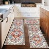3 Piece Washable Farmhouse Kitchen Rugs Sets