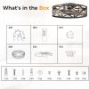 Embedded ceiling fan with lights, bladeless silent ceiling lamp, remote-controlled minimalist ceiling fan with mesh cover