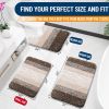 Bathroom Rugs Mat 30x20, Extra Soft Absorbent Microfiber Bath Rugs, Rubber Backing, Quick Dry, Machine Washable Bath Mats for Bathroom Floor, Tub and