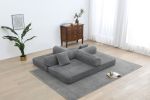 Sleeper Sofa with Pillow,Comfy Foldable Sofa Bed Compressed Sofa in Box, Convertible Sofa Bed for Living Room Bedroom Lounge Studio, Comfy High Densi