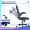Ergonomic Office Computer Home Gaming Desk Chair Adjustable PU Leather Racing Chair Flip-up Armrest For Christmas Furniture