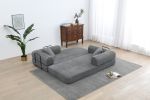 Sleeper Sofa with Pillow,Comfy Foldable Sofa Bed Compressed Sofa in Box, Convertible Sofa Bed for Living Room Bedroom Lounge Studio, Comfy High Densi