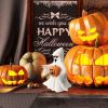 Halloween Ghost Figurine - Spooky Resin Ghost Statue, Funny Cute Ghost Ornaments for Halloween Decorations, Porch and Indoor Home Office Desk Decor,