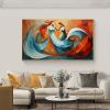 Hand Painted Oil Painting Abstract Beautiful Woman Oil Painting on Canvas Large Wall Art Original Blue Decor Minimalist Art Custom Painting Modern Li