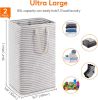 2 Pack Laundry Hamper Large Collapsible Laundry Baskets