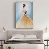 Hand Oil Pianting Ballerina fine art Dancer Handmade oil painting on Canvas female Ballet Artist Wall Art Living Room Bedroom Home Decor