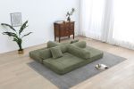 Sleeper Sofa with Pillow,Comfy Foldable Sofa Bed Compressed Sofa in Box, Convertible Sofa Bed for Living Room Bedroom Lounge Studio, Comfy High Densi