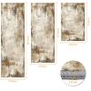 Three-piece kitchen rug set, non-slip and washable, abstract pattern kitchen hallway rug, soft and comfortable, suitable for sinks, floors, entrances