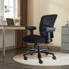 500 LBS Big and Tall Mesh Office Chair, Ergonomic Wide Seat Desk Chair with 4D Armrests, Adjustable Lumbar Support, Metal Base Silent Casters.