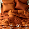 Burnt orange 2-Piece & 3-Piece Bedding Comforter Set â€“ Twin/Queen/King â€“ Soft Microfiber