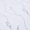 2PCS White Sheer Curtains Gold Foil Marble Print Rod Pocket Window Curtains, 52" W x 84" L
