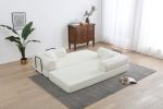 Sleeper Sofa with Pillow,Comfy Foldable Sofa Bed Compressed Sofa in Box, Convertible Sofa Bed for Living Room Bedroom Lounge Studio, Comfy High Densi