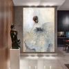 Hand Oil Pianting Ballerina fine art Dancer Handmade oil painting on Canvas female Ballet Artist Wall Art Living Room Bedroom Home Decor